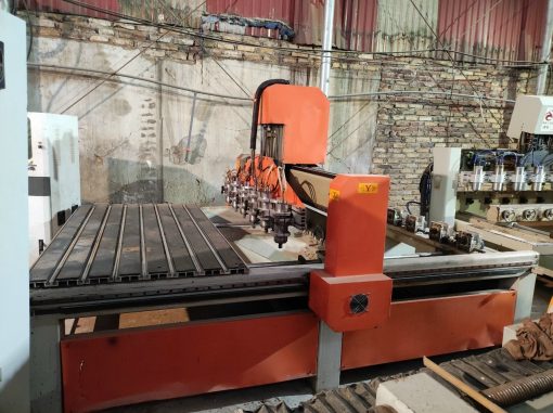 máy tượng cnc 6 đầu đục phẳng