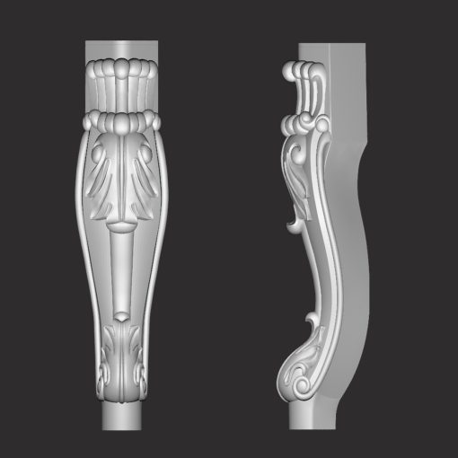 Mẫu tượng CNC chân bàn ghế