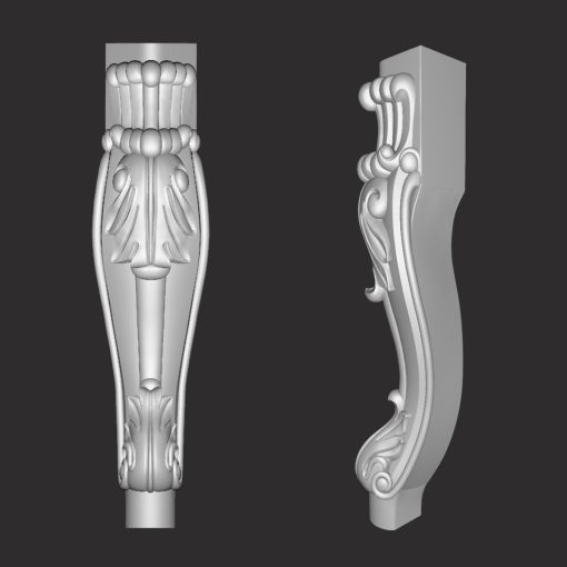 Mẫu tượng CNC chân bàn ghế