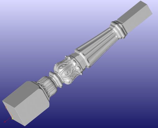 Mẫu CNC trụ cầu thang